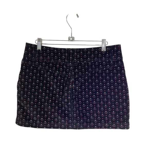 We The Free Black Patterned Corduroy Mini Skirt - Picture 4 of 9